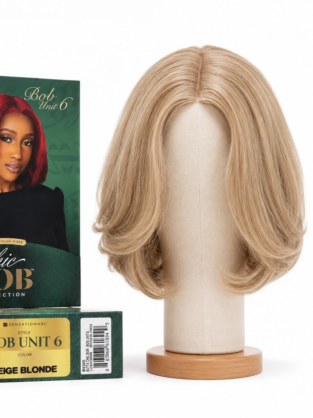 Sensationnel Chic Bob Unit 6 Wig Beige Blonde Short Bob Used Once